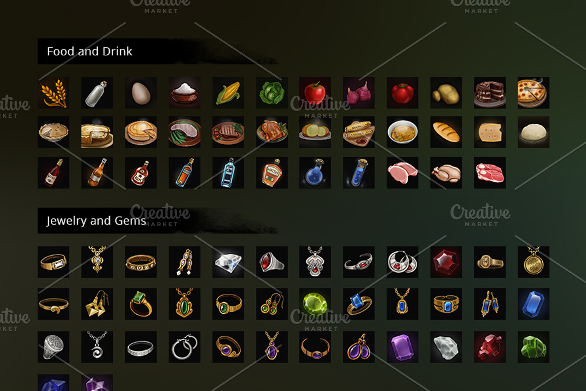 Fantasy RPG Icons, an Icon by Kodiak Graphics (Photo 2 of 8)
