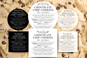 Cottage Food Label Template, a Stationery Template by Anna Design Studio