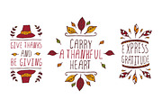 Hand-sketched Thanksgiving elements, an Illustration by AV Design (Thumbnail 3 of 4)