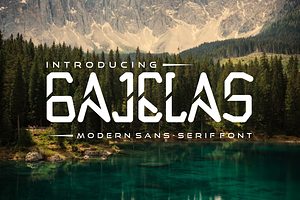 Gajelas Modern Sans Serif Font