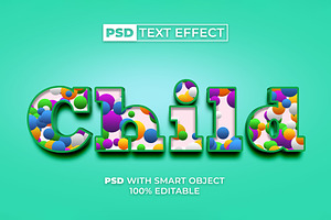 3D Text Effect Fun Style