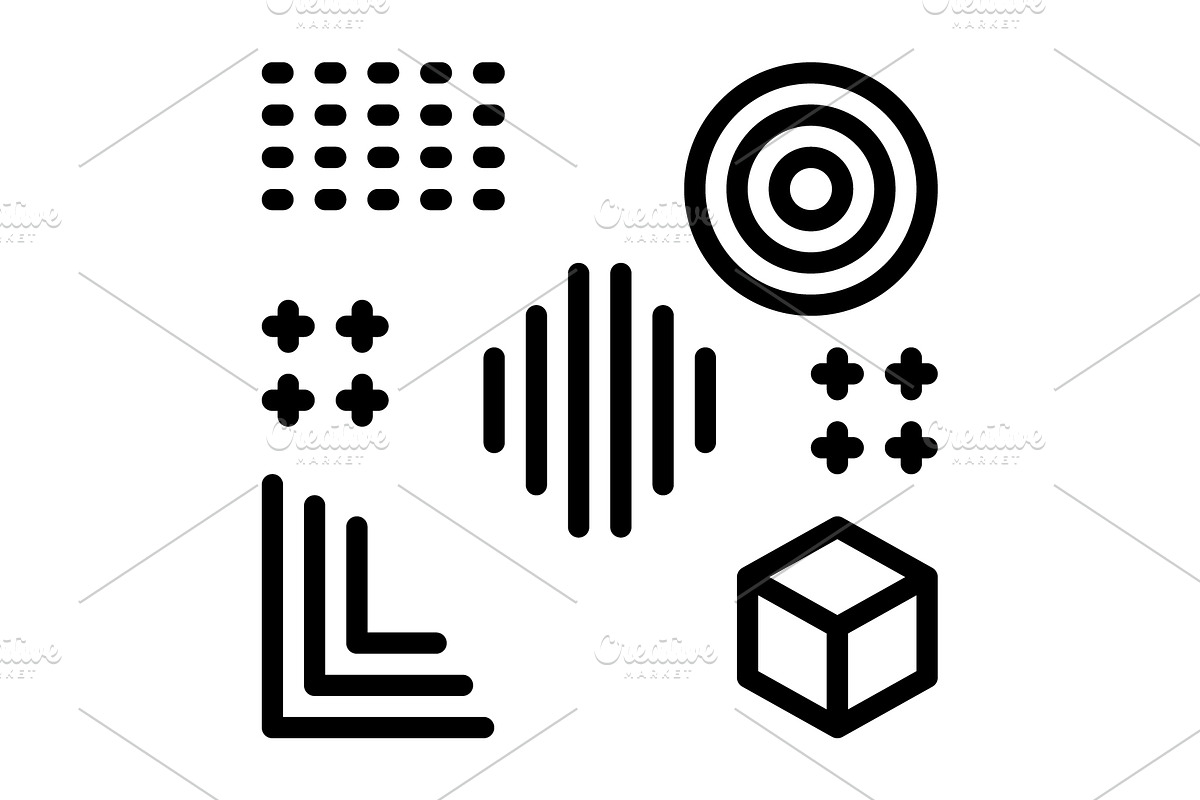 Element component black icon, an Outline Icon by Creative priyanka