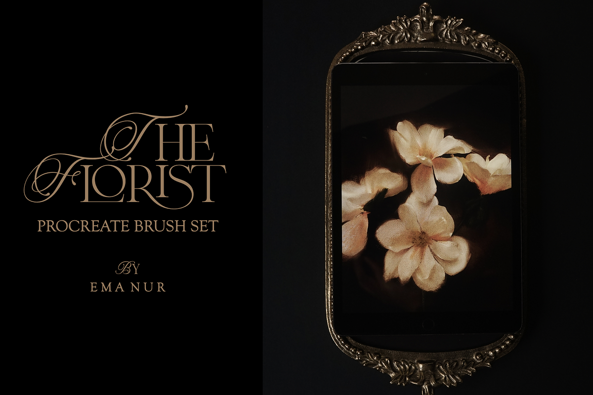 The Florist Procreate Brush Set, a Brushes & More by Ema Nur (Photo 11 of 11)