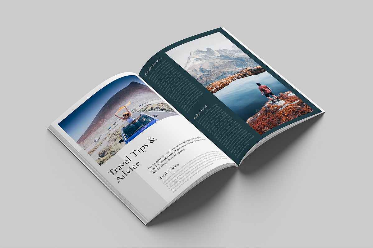 Travel Magazine Template preview 5