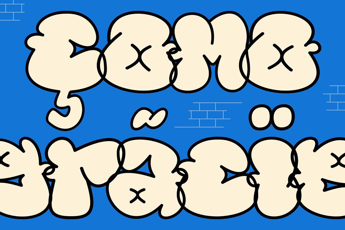 Spice Hype - Street Bubble Grafitti, a Font by Typia Nesia (Photo 2 of 12)