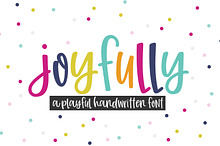 Joyfully Handwritten Font