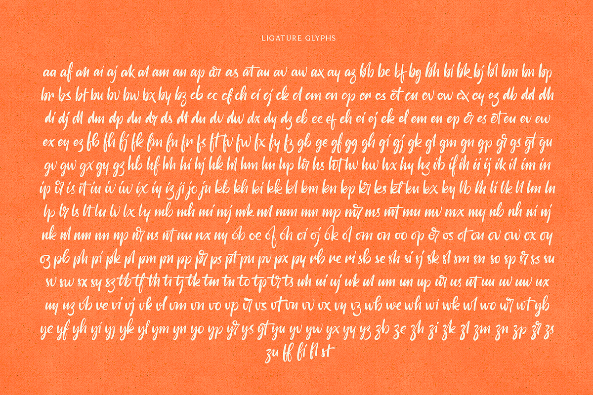 Sometime Yours - Script Typeface, a Script Font by VP Fonts (Photo 25 of 33)