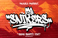 Snikers Bold Urban Graffiti Font