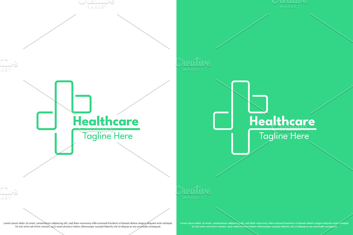 Healthcare Hospital Logo Design Icon, a Branding & Logo Template by Morvana Crew