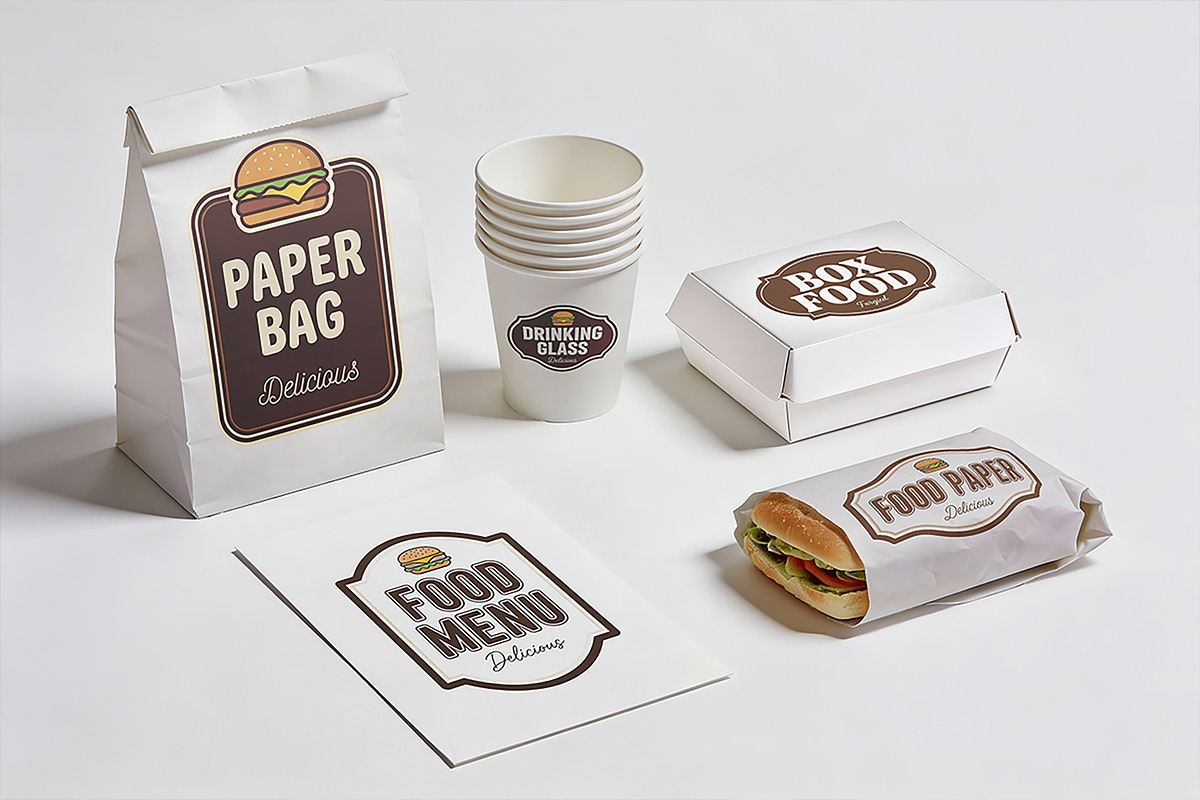 Food Branding Mockup, a Packaging Mockup by Pitchlook.Studio (Photo 3 of 4)