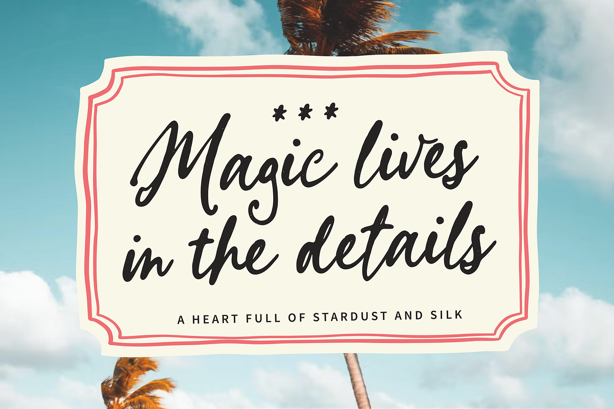 Sparkling Moment - Script Font, a Handwritten Font by agnyhasyastudio (Photo 18 of 18)