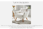 Armchair Upholstery Mockup, a Household Mockup by mock-ups (Thumbnail 2 of 13)