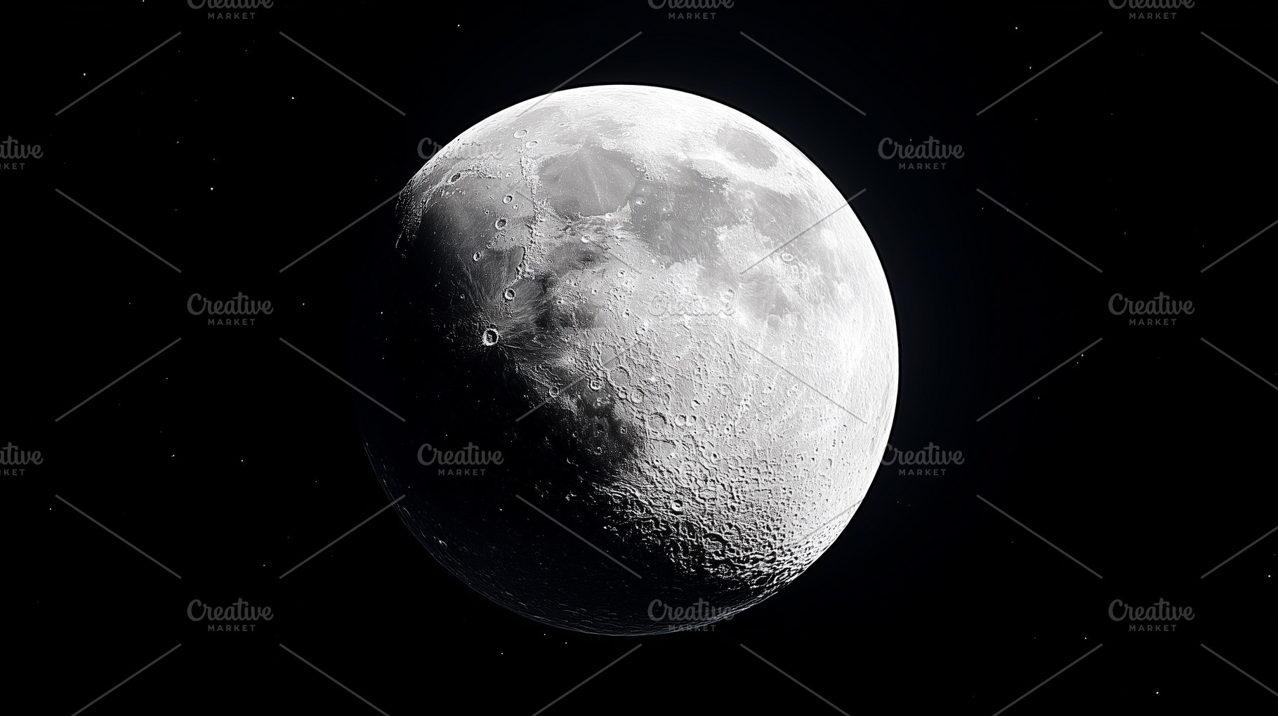 Moon with visible craters surface, a Background Photo by MistyDay