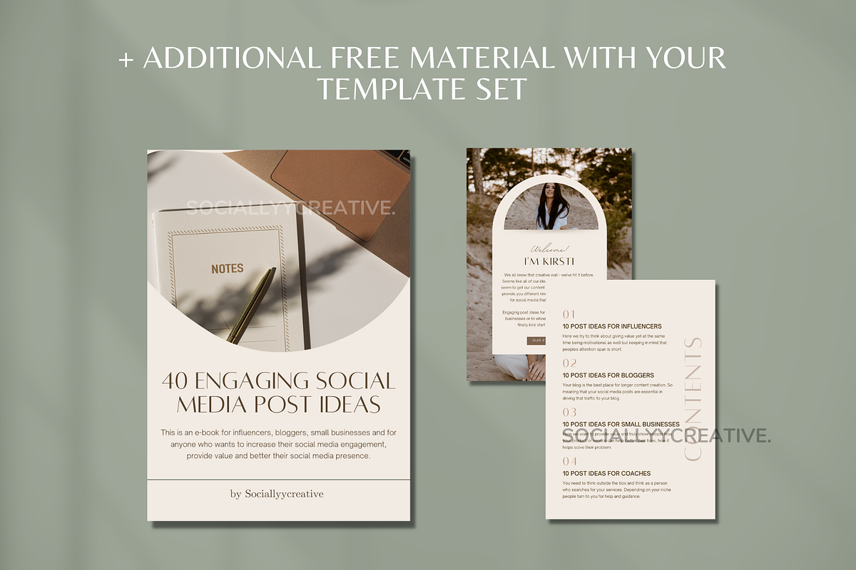 Christmas Instagram Templates, a Social Media Template by SociallyyCreative (Photo 9 of 10)