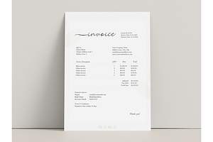 Invoice Editable Template