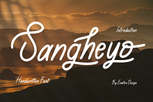 Sangheyo - Handwritten Font