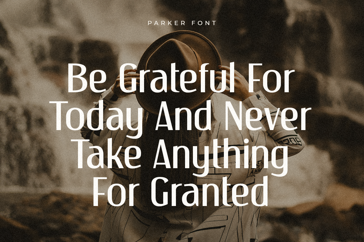 Parker - Corporate Elegant Font, a Sans Serif Font by Hamz Studio (Photo 15 of 16)