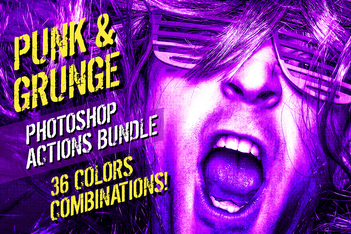 Punk & Grunge | Photoshop Actions, an Action Add-On by Riccardo Anelli (Photo 1 of 5)