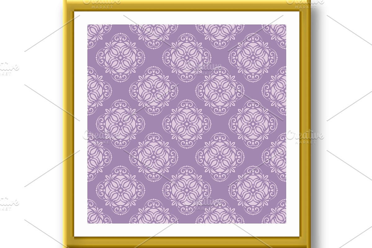 Orient Seamless Vector Pattern. Abstract Background, a Decorative Illustration by FineArtStudio (Photo 2 of 3)