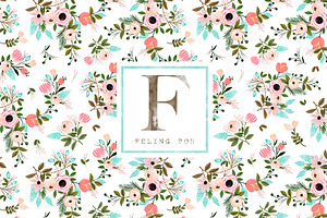 Seamless Floral Garden Pattern