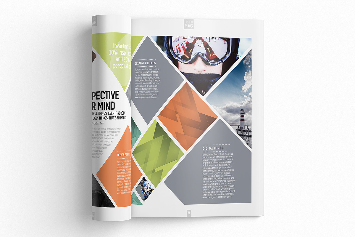 Magazine Template InDesign 08, a Magazine Template by Love Graphic Design (Photo 6 of 29)