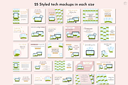 Digital product mockup Canva, a Mockup by Cate Creates (Thumbnail 3 of 8)