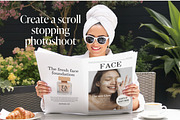 Color Newspaper Template Canva Edit, a Templates & Theme by Tabitha Emma (Thumbnail 4 of 9)