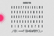 Styonaz - Futuristic Techno Font, a Sans Serif Font by Iqsiart Studio (Thumbnail 5 of 6)