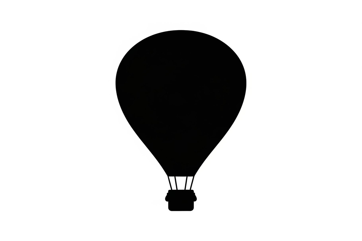 Hot Air Balloon Silhouette Bundle, an Illustration by Designer_Momina (Photo 48 of 51)