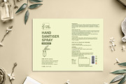 Hand Sanitiser Spray Label, an Object Graphic by Dev.Rawat21 (Thumbnail 5 of 5)