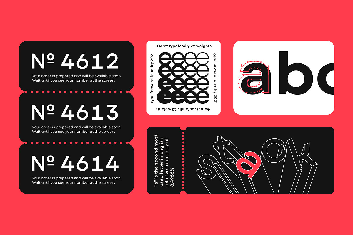 Garet Font Family, a Sans Serif Font by Type Forward (Photo 3 of 11)