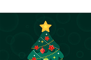 Christmas Tree Illustration, an Object Illustration by MISS CHATZ (Thumbnail 3 of 3)