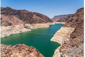 View from the Hoover dam in Nevada, an Architecture Photo by Backyard Stock
