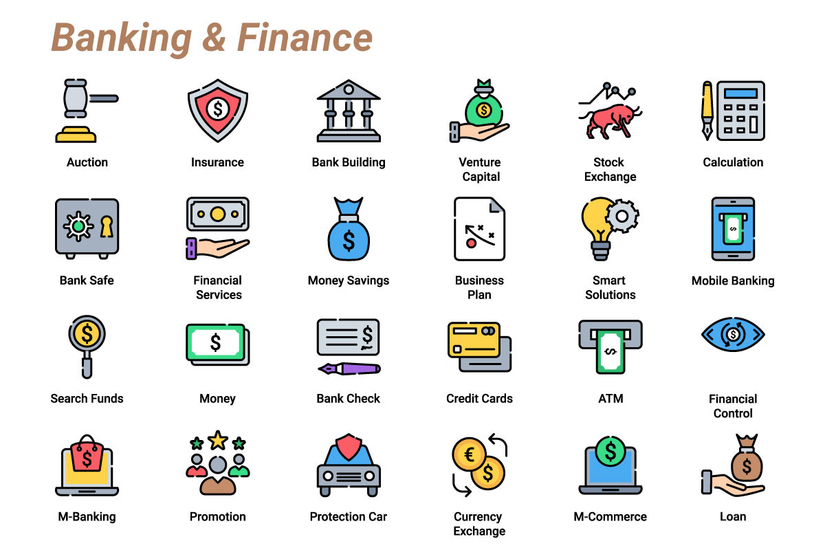 Banking & Finance thin, an Icon by Color Cubes (Photo 3 of 5)