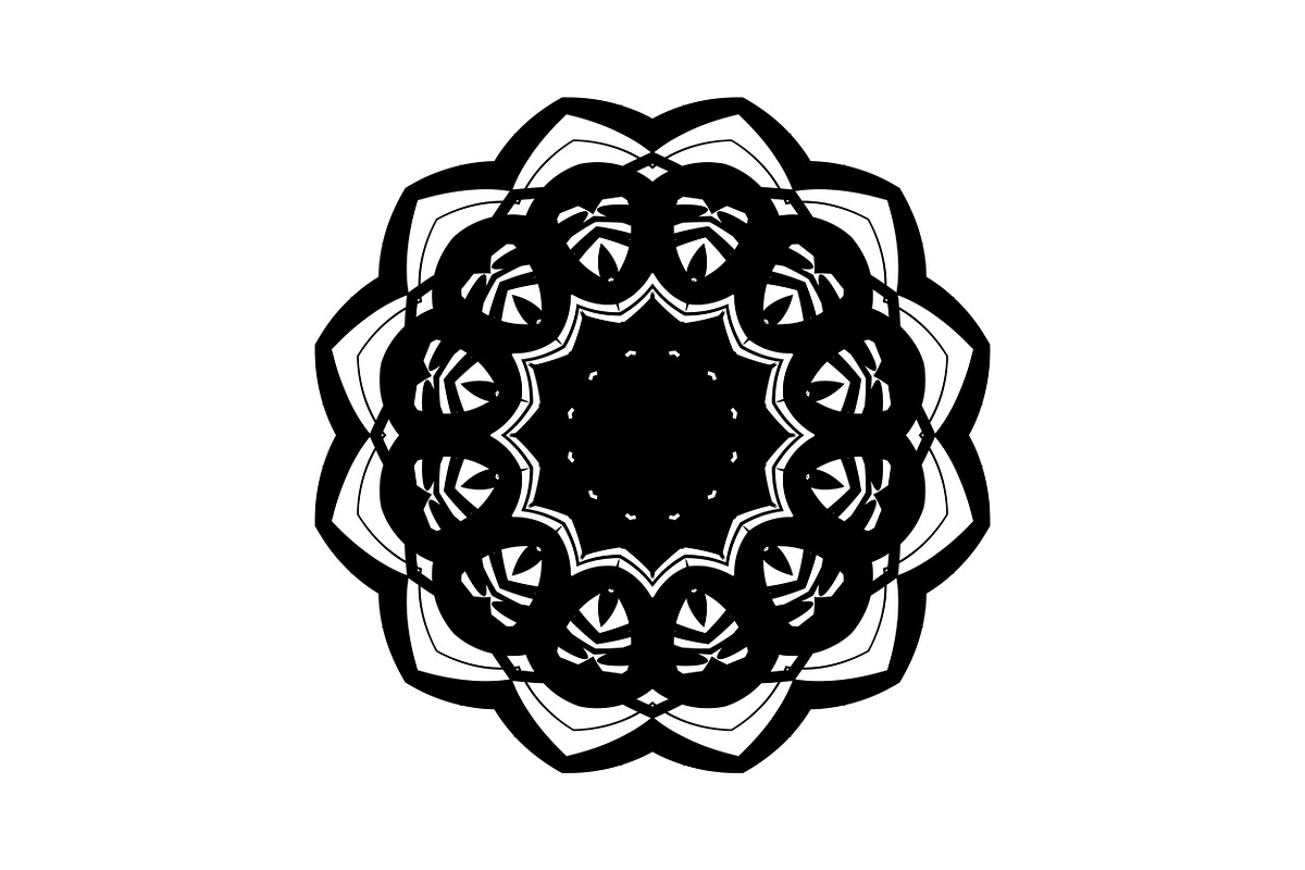 Premium Mandala Illustration Pack, a Decorative Illustration by NJ Himel (Photo 32 of 101)