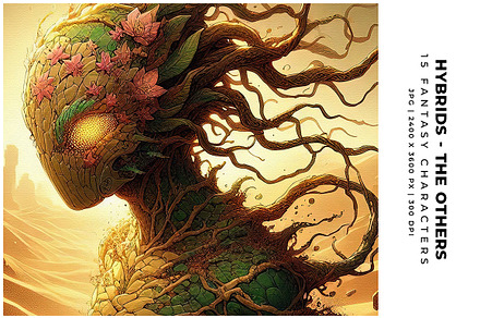 Hybrids - The Others, a Decorative Illustration by Digital Art Creations