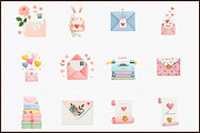 Valentine's Day Love Letter Clipart, an Illustration by Sublimation Artist (Thumbnail 3 of 6)