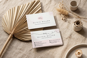 Photographer Business Card Canva, a Business Card Template by Arslan