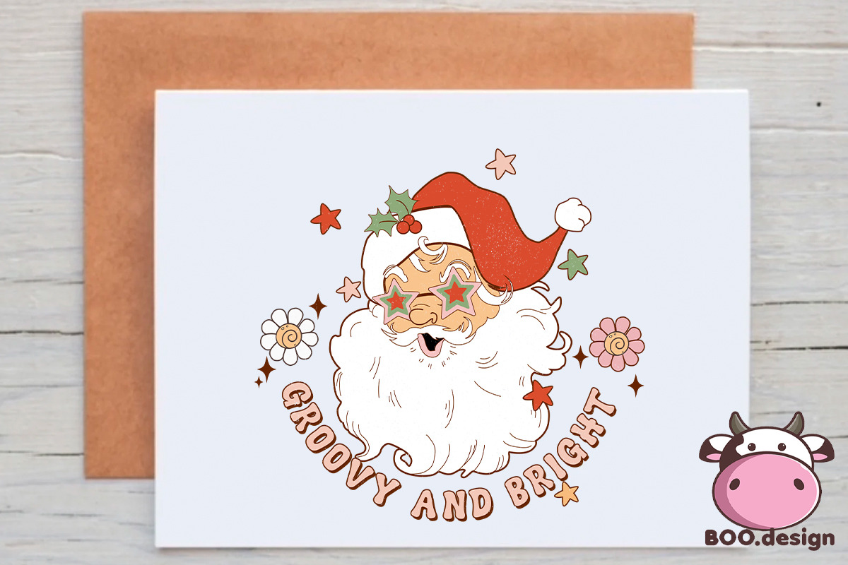 Retro Christmas Design Bundle, an Object Graphic by Boodesign (Photo 4 of 7)