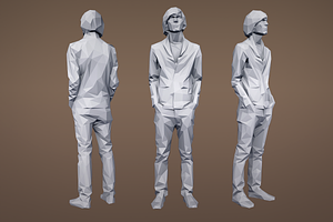 Lowpoly People Casual Pack Volume 2