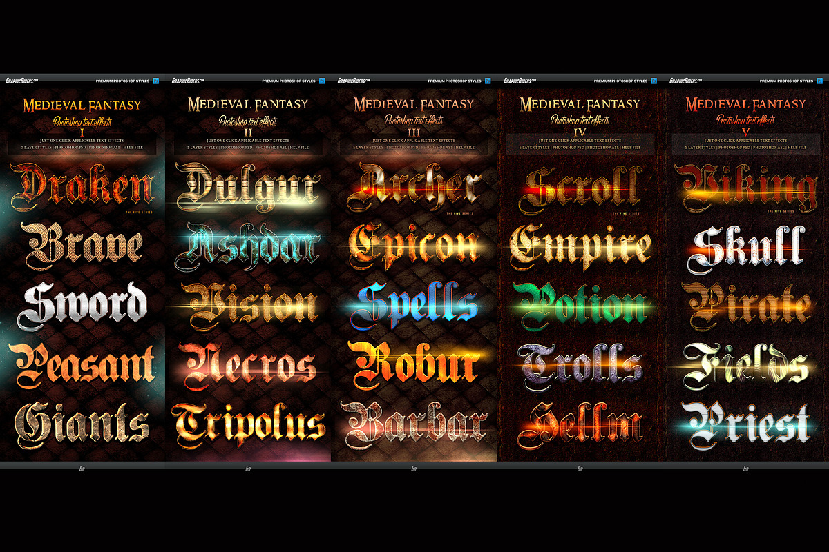 Action Sci-Fi Fantasy Text Effects, a Layer Style Add-On by pixelsao (Photo 11 of 11)