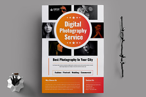 Photography Flyer Templates, a Flyer Template by MightyDesign