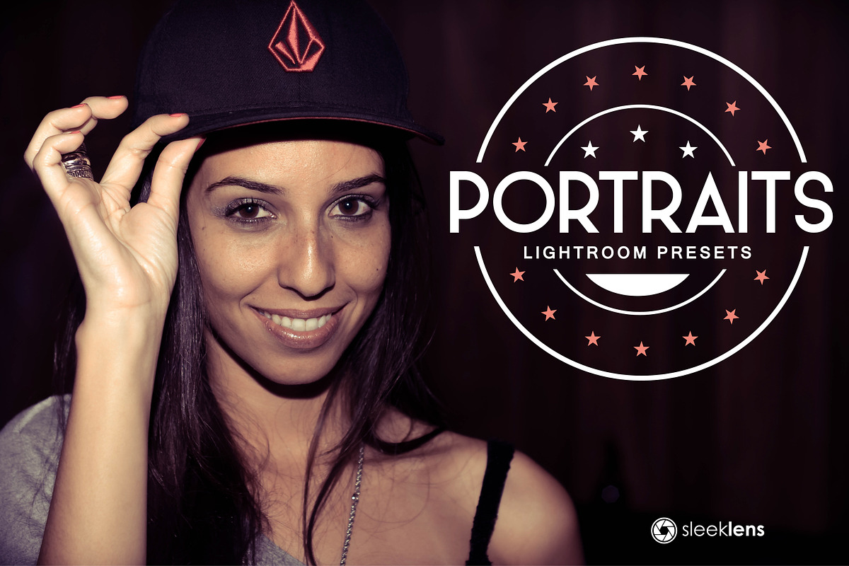 Portrait Lightroom Presets MegaPack, an Action Add-On by Sleeklens (Photo 1 of 5)