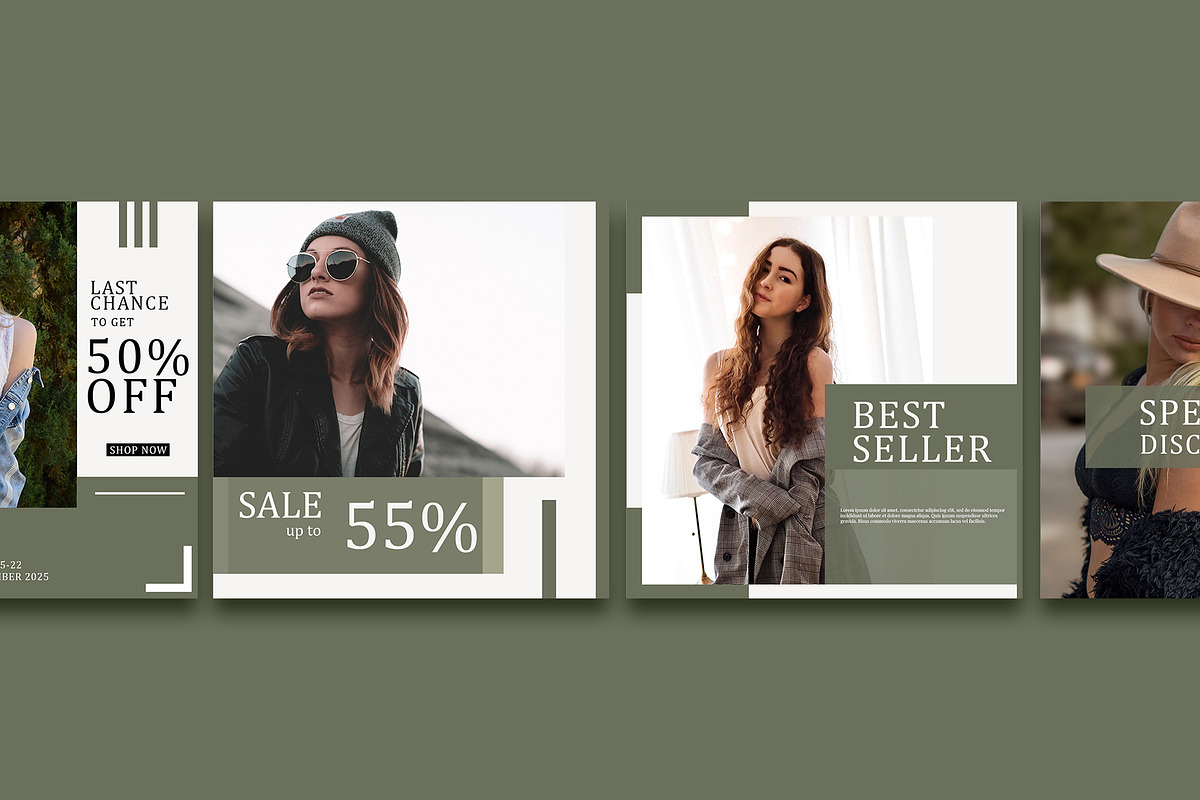 Fashion Summer Instagram, a Social Media Template by Teweka Template (Photo 4 of 4)