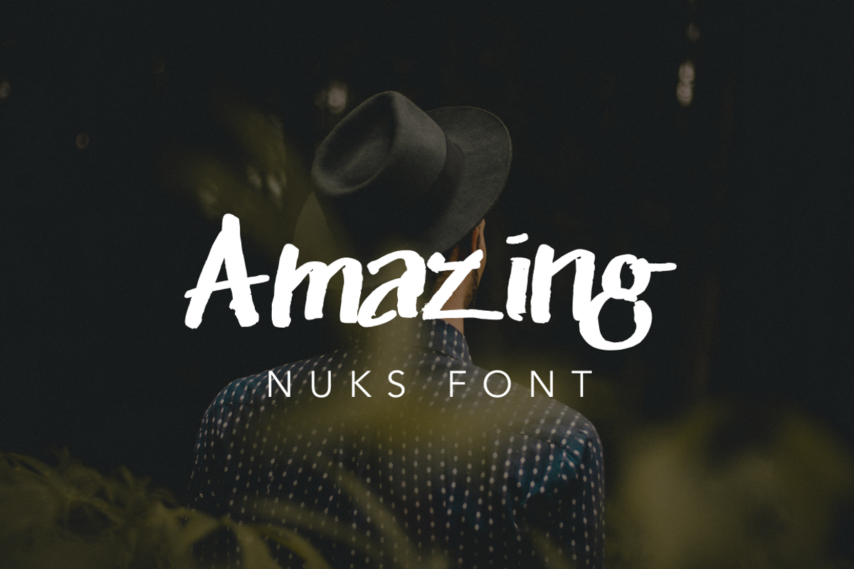 Nuks Handwritten Font Script Brush preview 6
