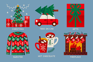 66 Christmas Design Elements