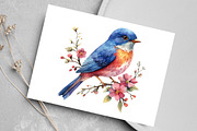 Watercolor Grand Millennial Christma, an Illustration by Canvas Craft (Thumbnail 6 of 7)