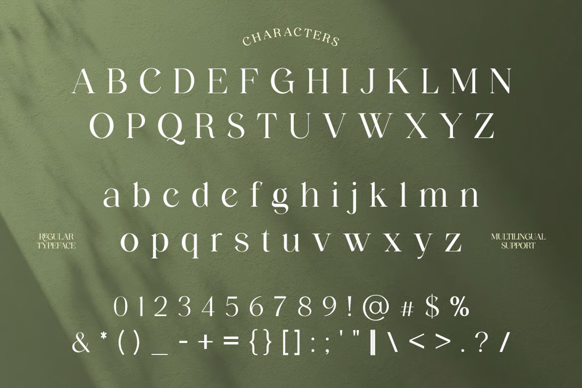 Wegato – A Stylish Serif Typeface, a Serif Font by Brand Earth (Photo 2 of 8)
