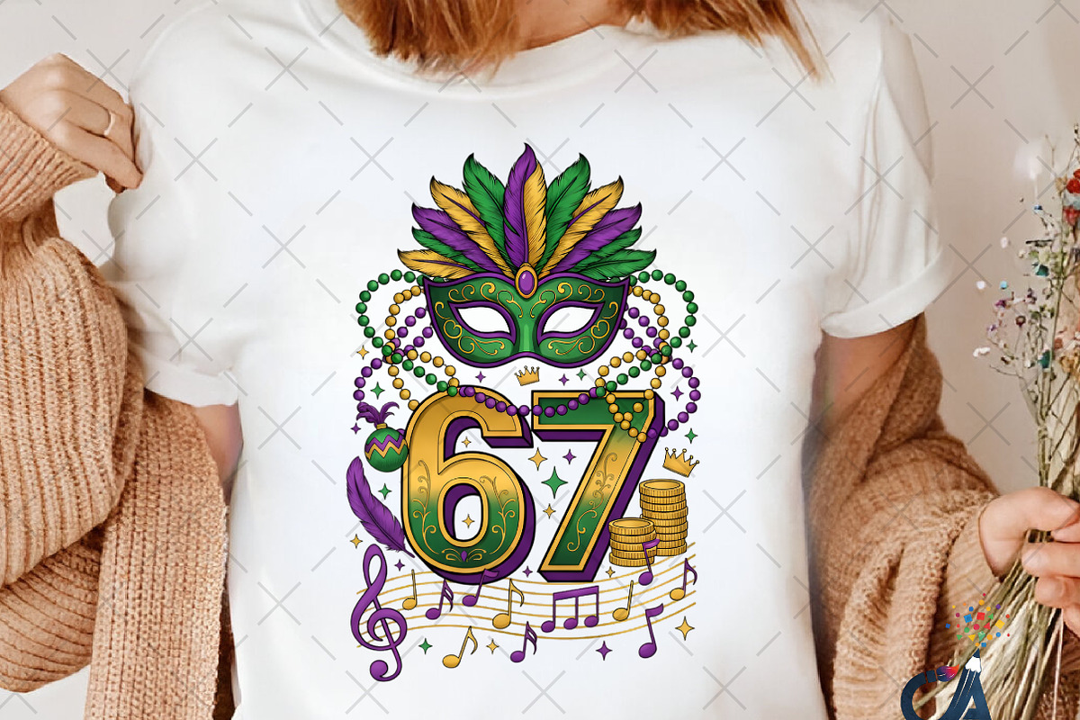 Valentine Mardi Gras PNG, an Illustration by Creative Art (Photo 5 of 6)