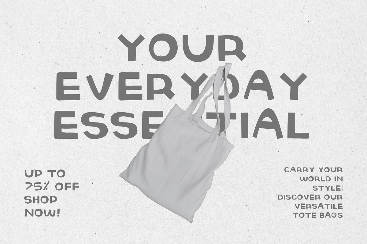 Happy Days - Handmade Cutout Font, a Sans Serif Font by HipFonts (Photo 2 of 9)
